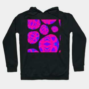 Pink, Blue and Purple bubbles pattern Hoodie